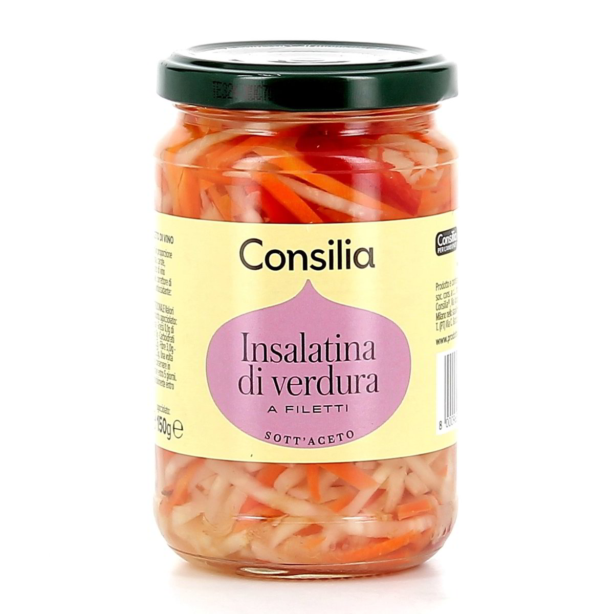 Consilia Insalatina Di Verdure A Filetti 300 g - sgocciolato 150 g