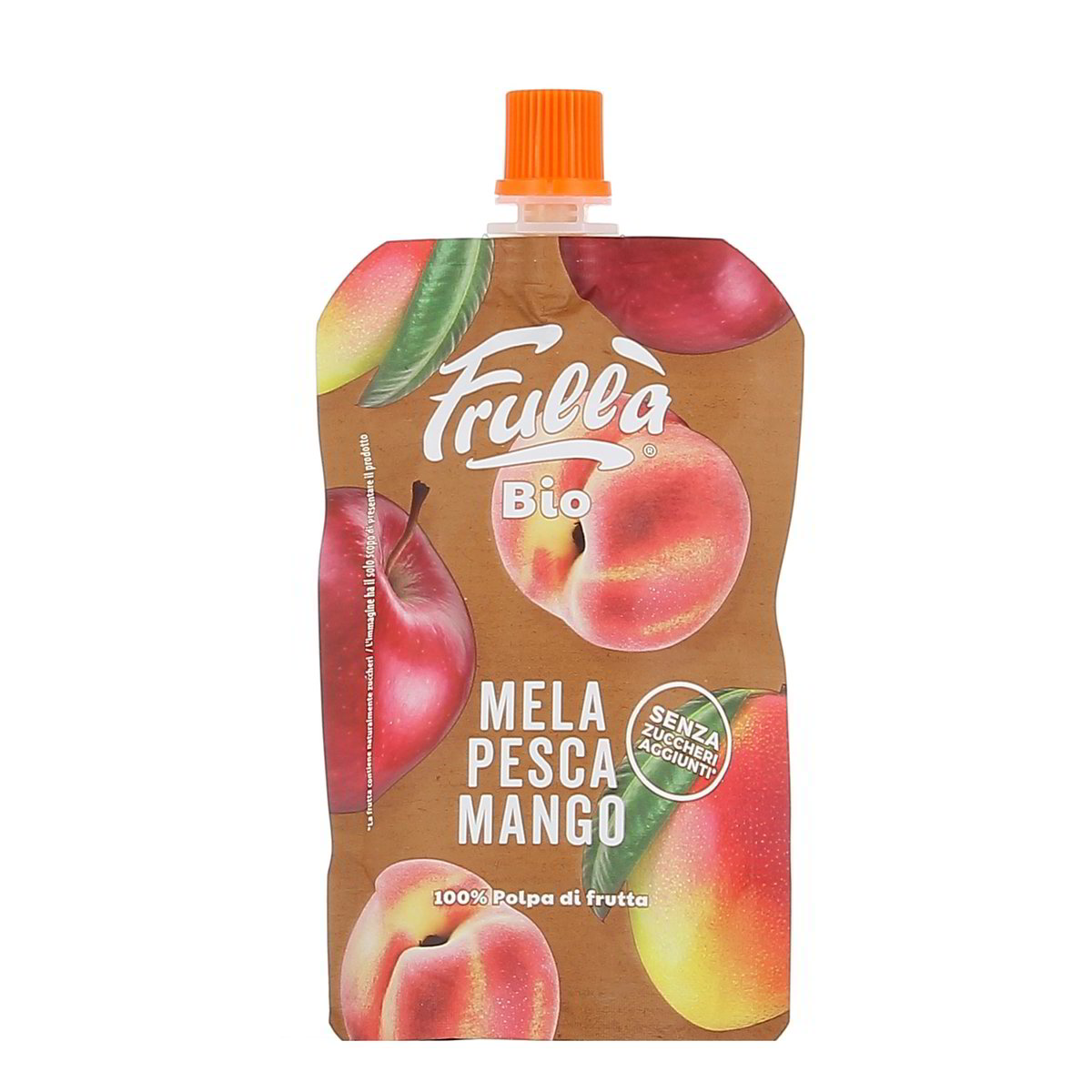 Frullà Frutta Frullata Mela Pesca Mango Bio 100 g