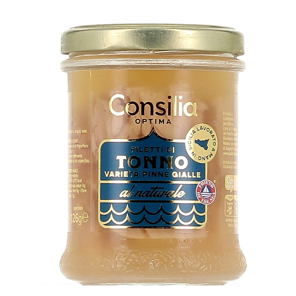 Consilia Filetti Di Tonno Al Naturale 180 g - sgocciolato 126 g