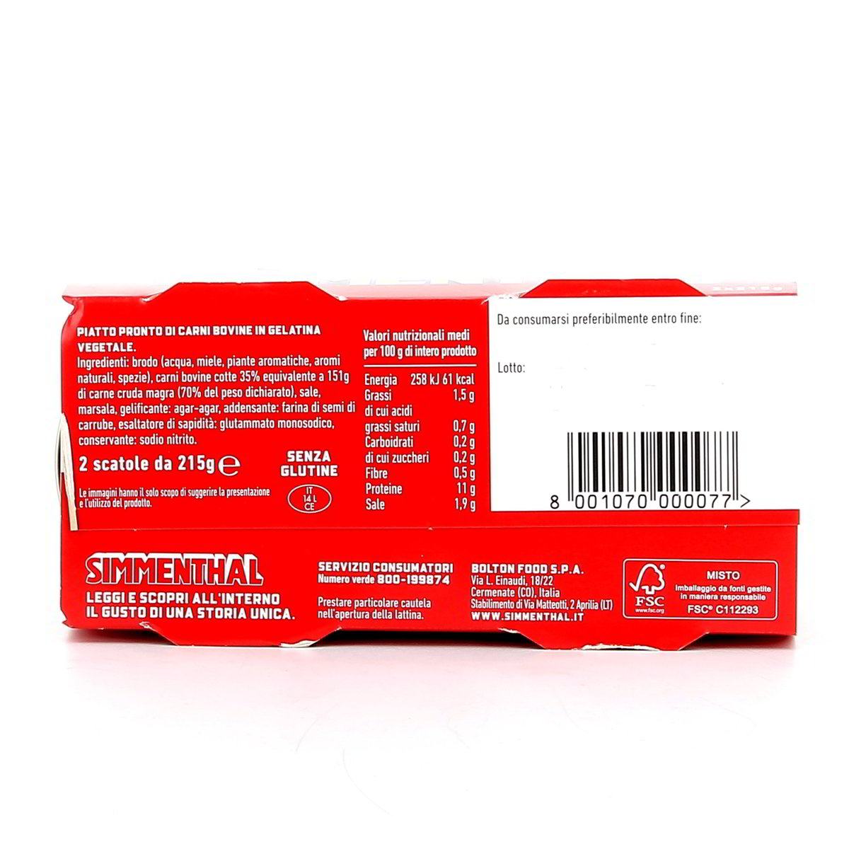 Simmenthal Carne 2X215 g — immagine 3