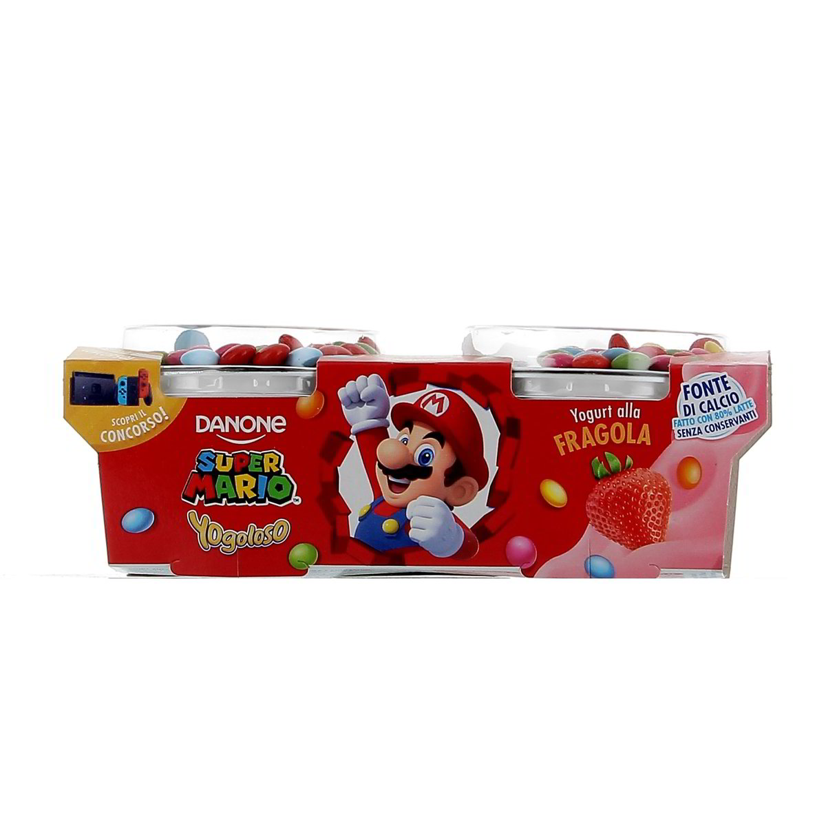 Danone Super Mario Yogoloso Yogurt Alla Fragola E Confettini 2x110 g