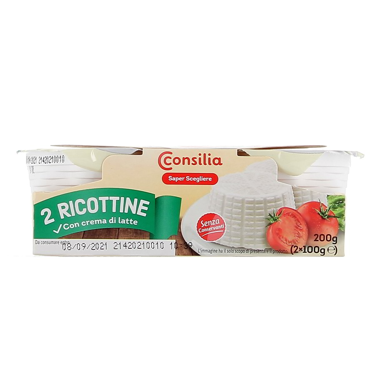 Consilia Ricottine Con Crema Di Latte 2x100 g
