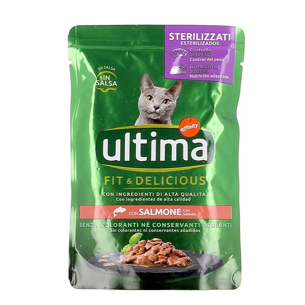 Affinity Ultima Fit & Delicious Con Salmone Per Gatti Adulti Sterilizzati 85 g