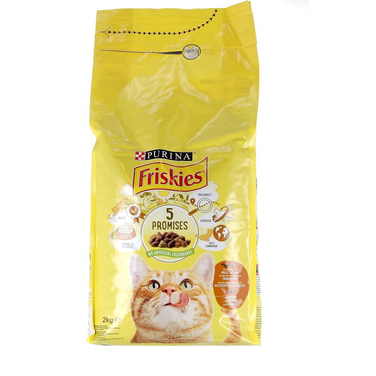 Friskies Croccantini Gatto Pollo/Tacchino/Verdure 2 kg