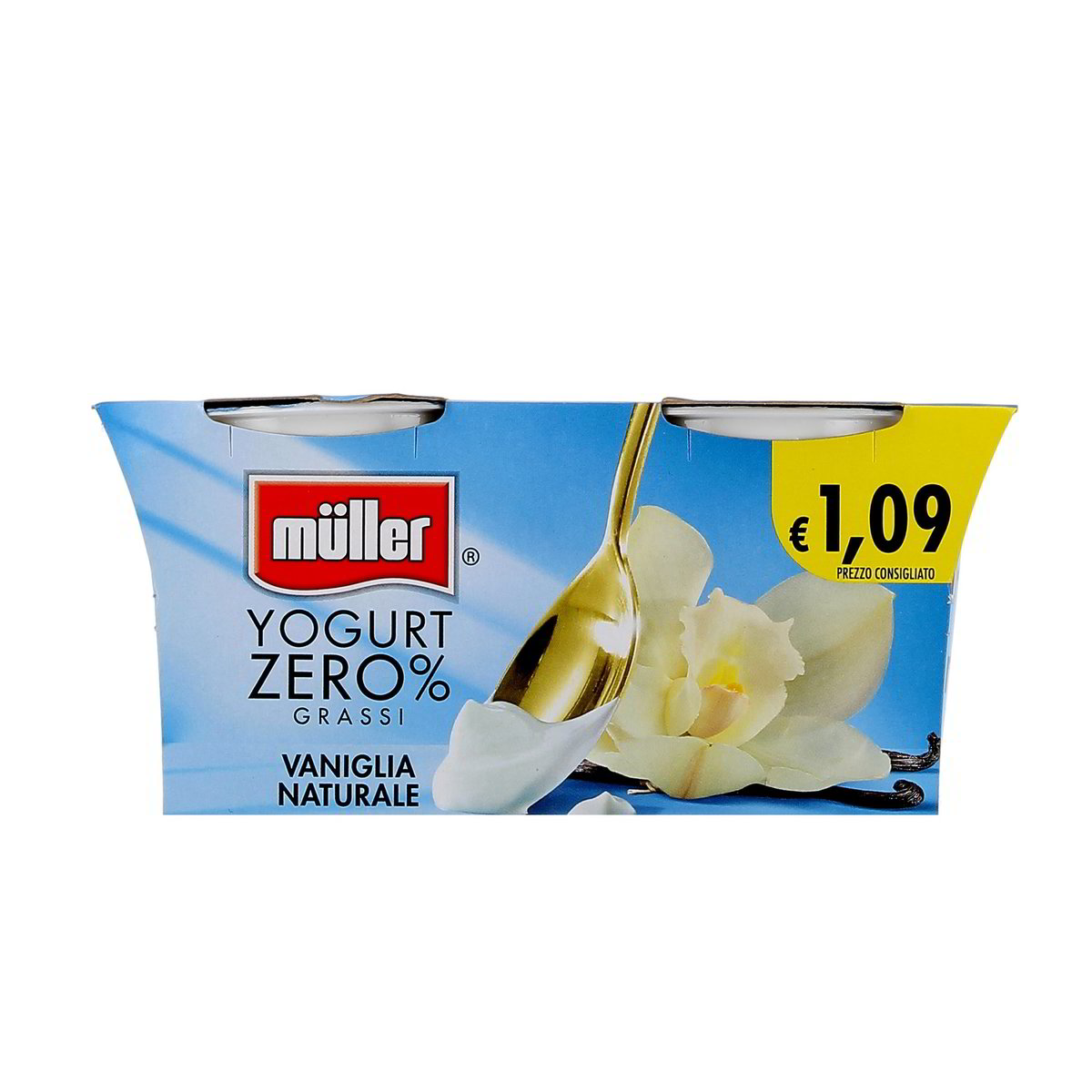 Müller Yogurt 0,1% Vaniglia 2X125 g