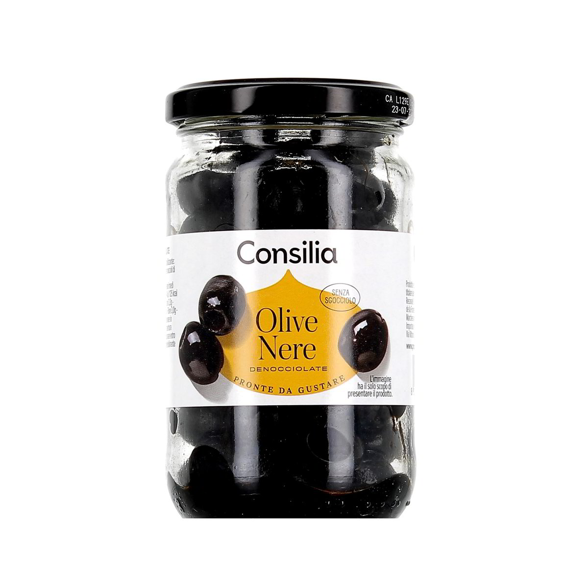 Consilia Olive Nere Denocciolate Vaso 135 g
