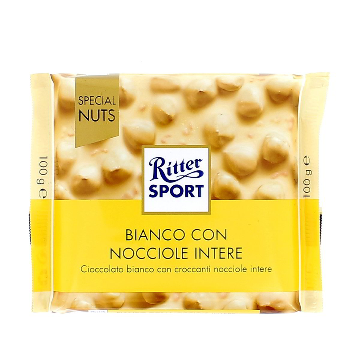 Ritter Sport Bianco Con Noccioole Intere 100 g