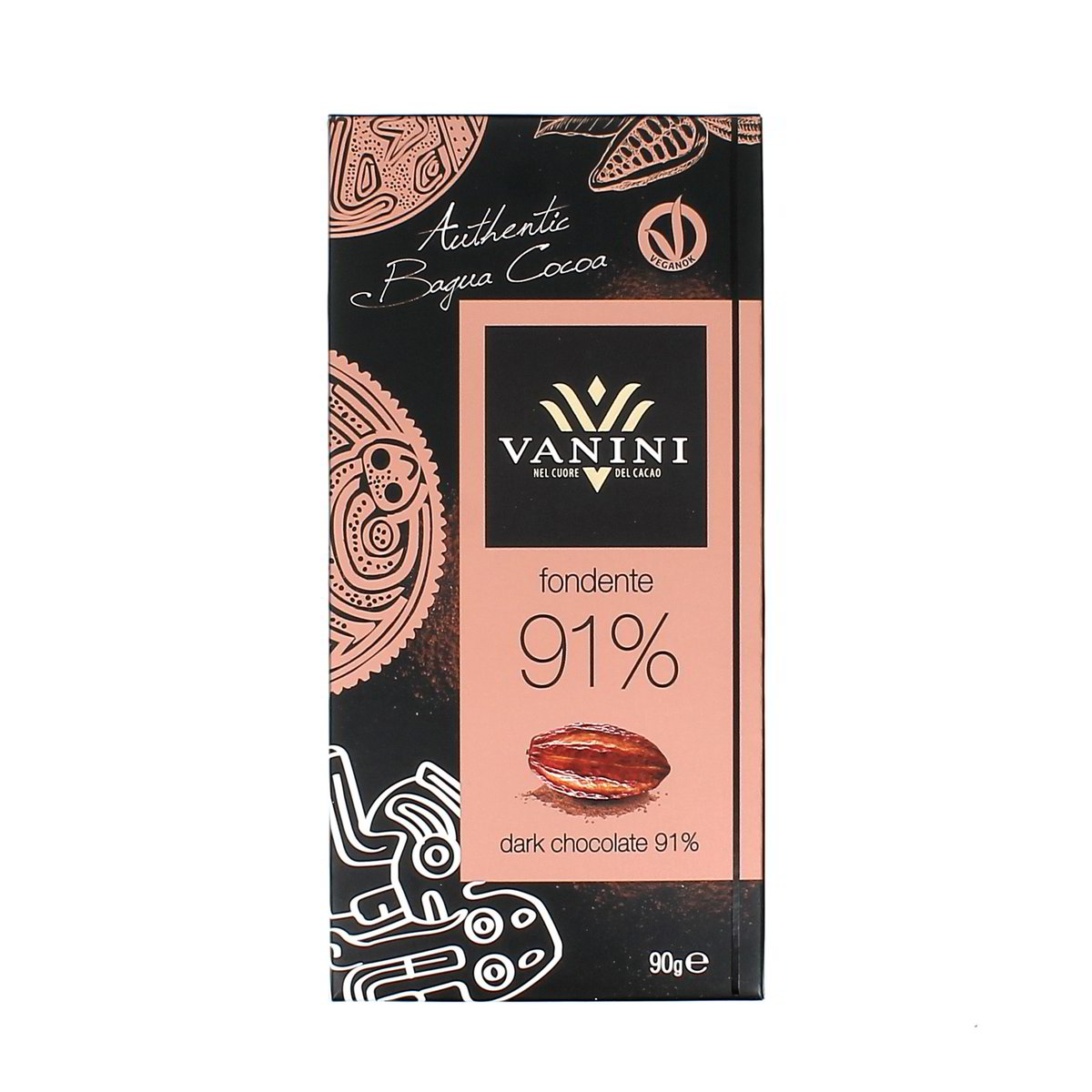 Vanini Tavoletta Cioccolato Fondente 91% 90 g
