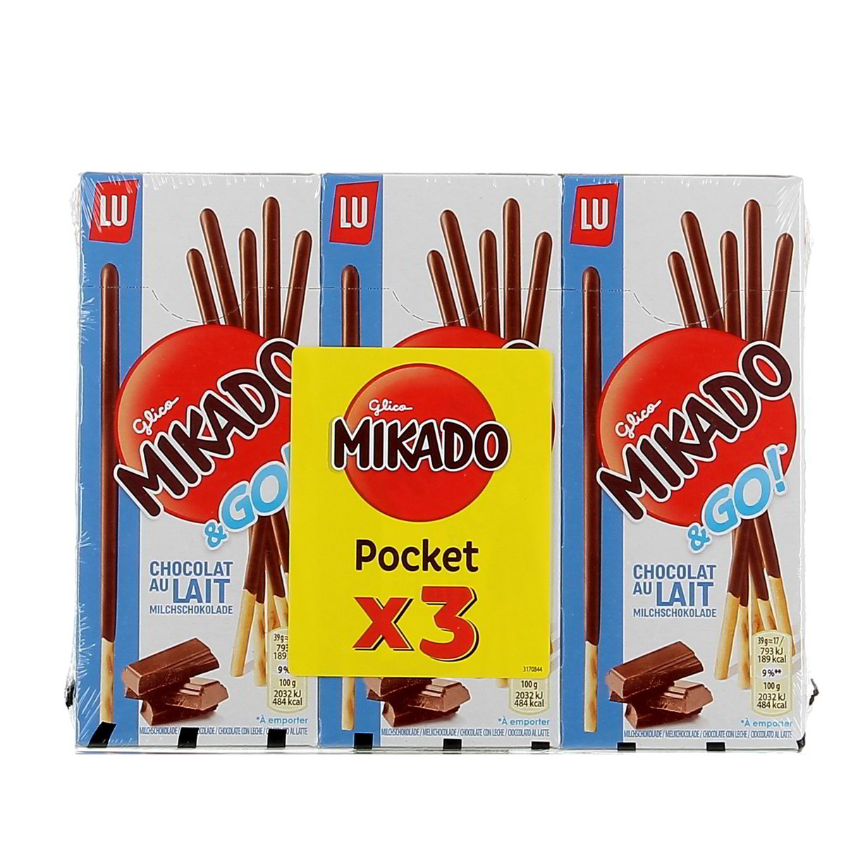 Mikado Pocket Latte 3x39 g