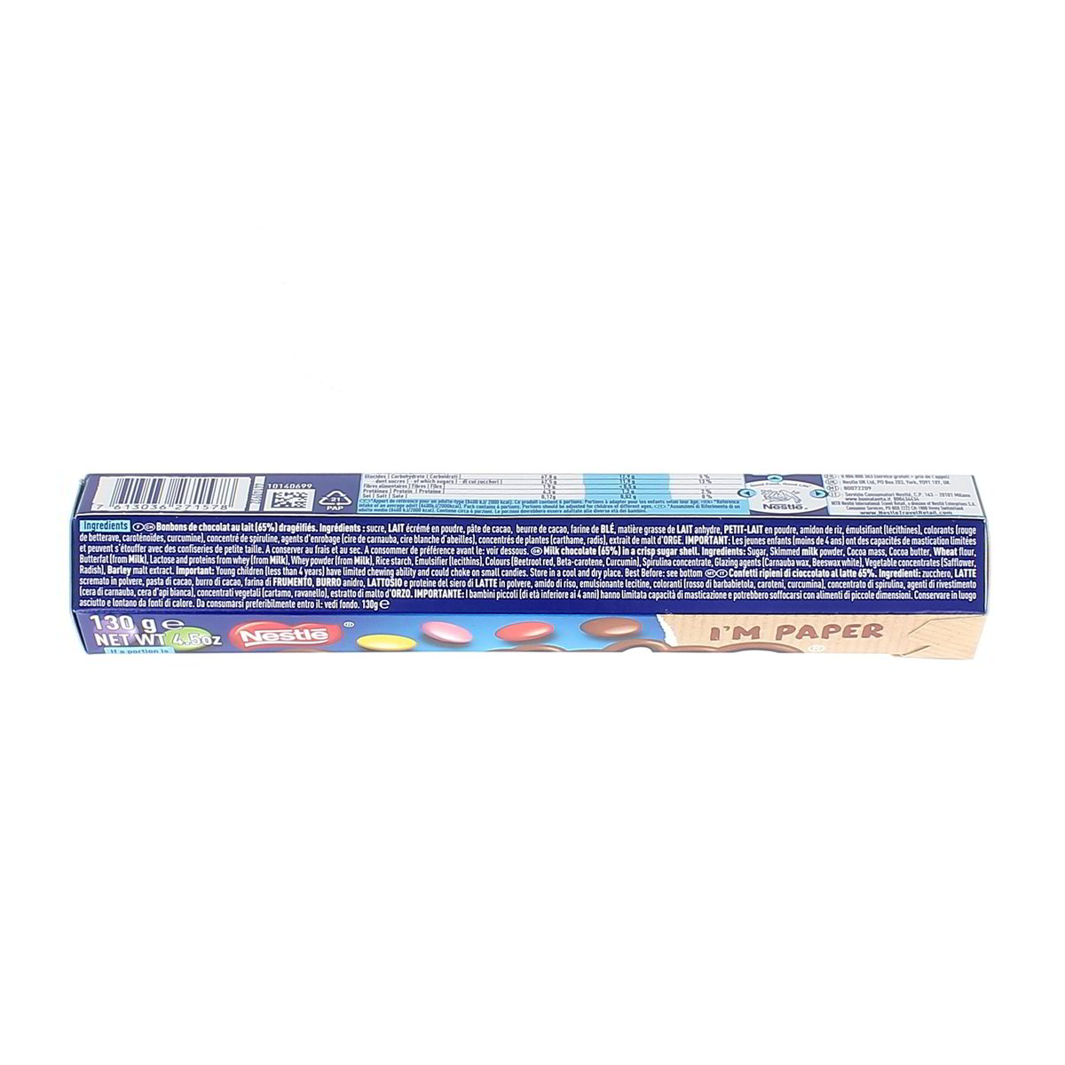 Smarties Confetti Ripieni Di Cioccolato Al Latte 130 g — immagine 3