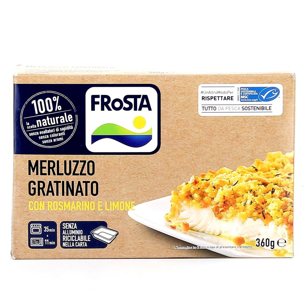 Frosta Merluzzo Gratinato Con Rosmarino E Limone 360 g