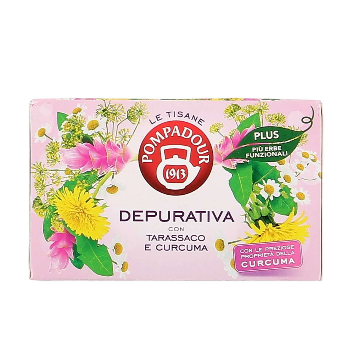Pompadour Tisana Depurativa Con Tarassaco E Curcuma 18 Filtri 40 g