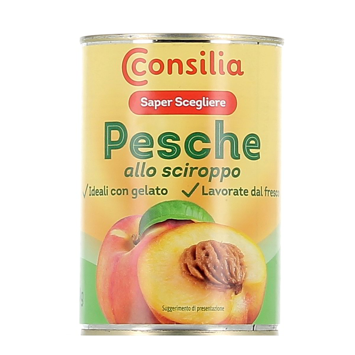 Consilia Pesche Gialle Sciroppate 415 g - sgocciolato 240 g