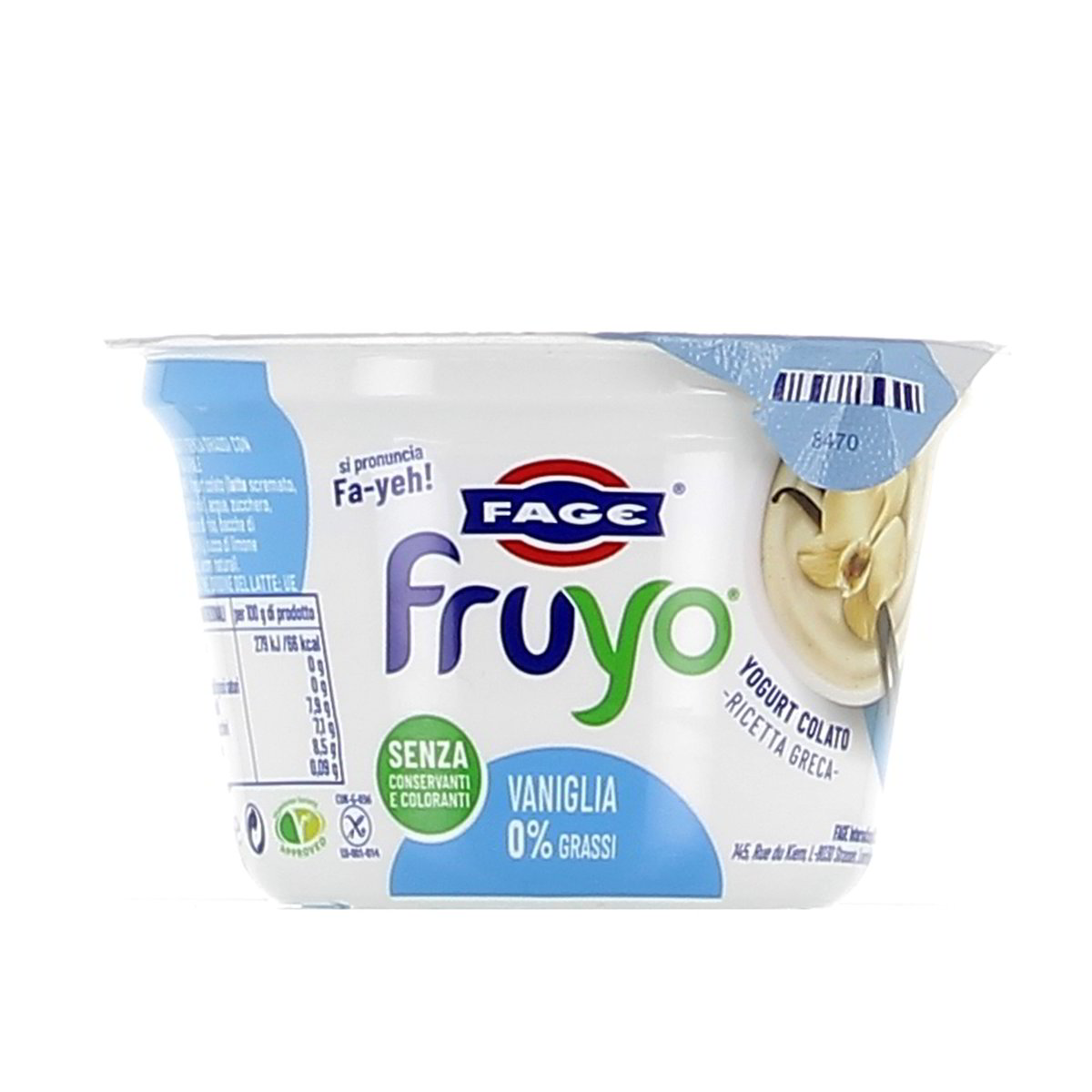 Fage Fruyo Vaniglia 0% Grassi 150 g