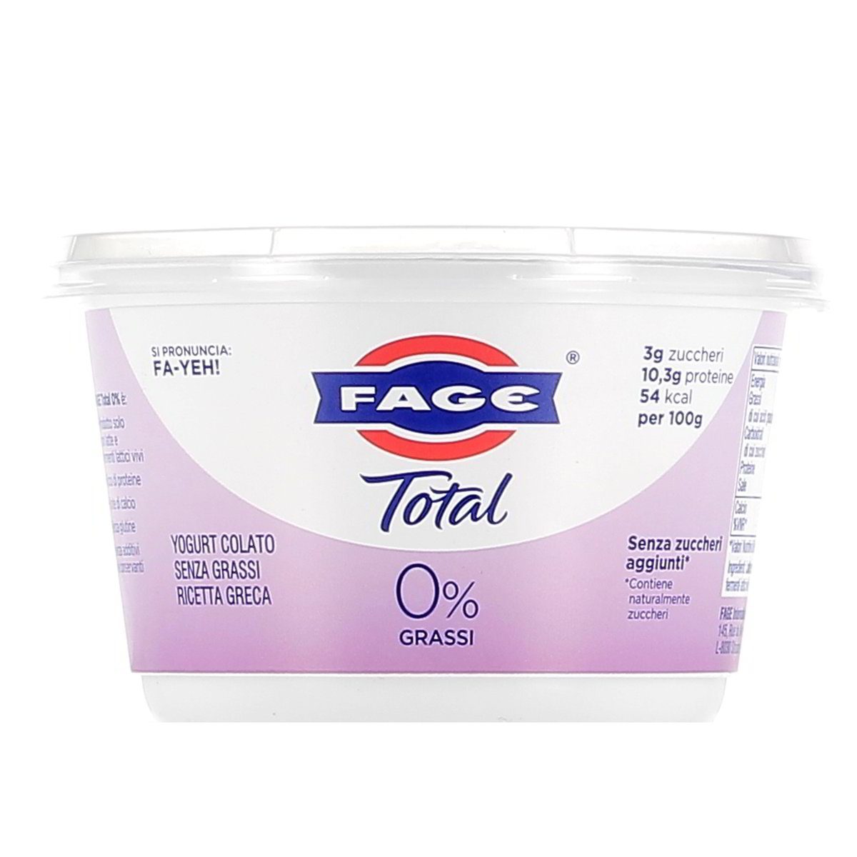 Fage Yogurt Total 0% Grassi 450 g