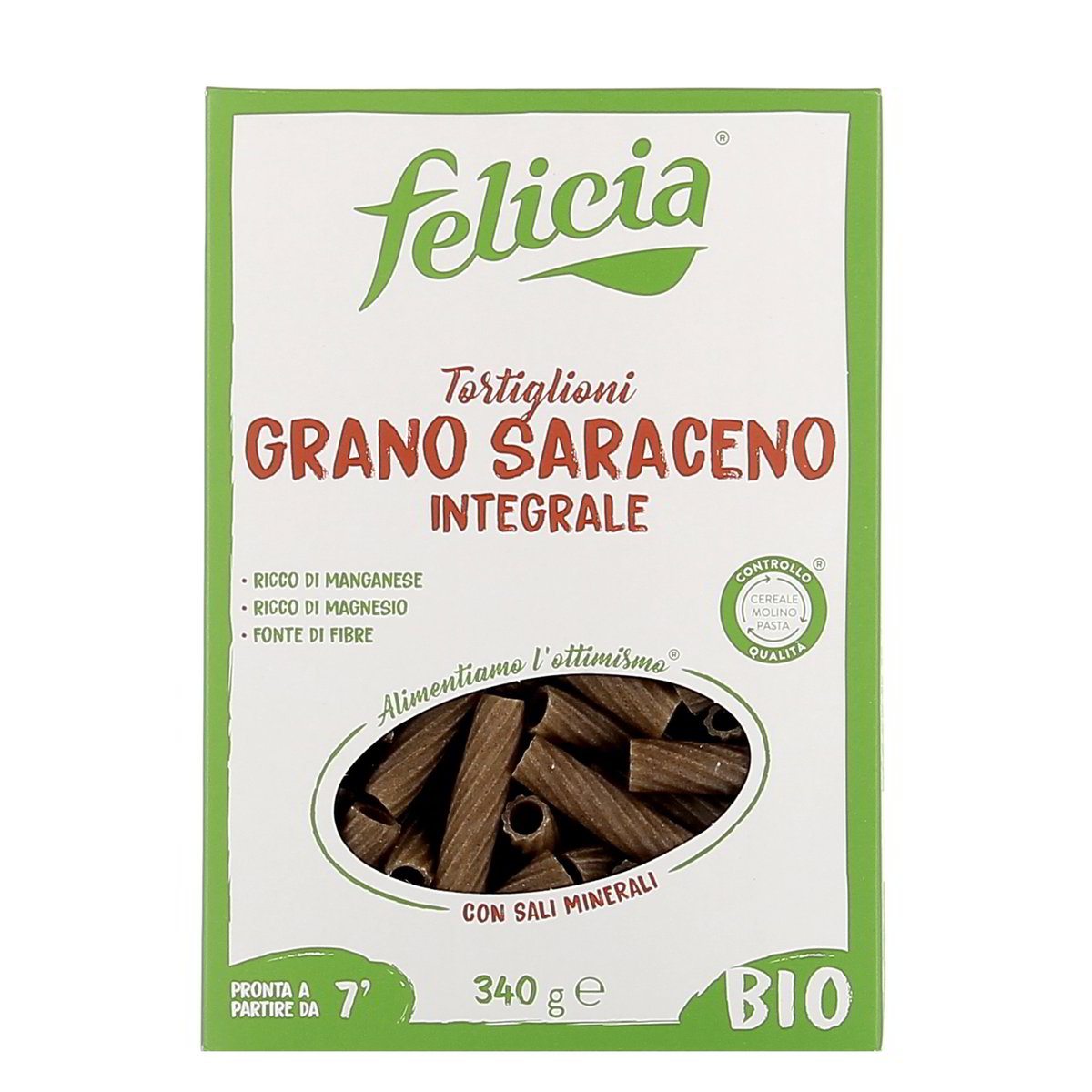 Felicia Tortiglioni Grano Saraceno Integrale Bio 340 g