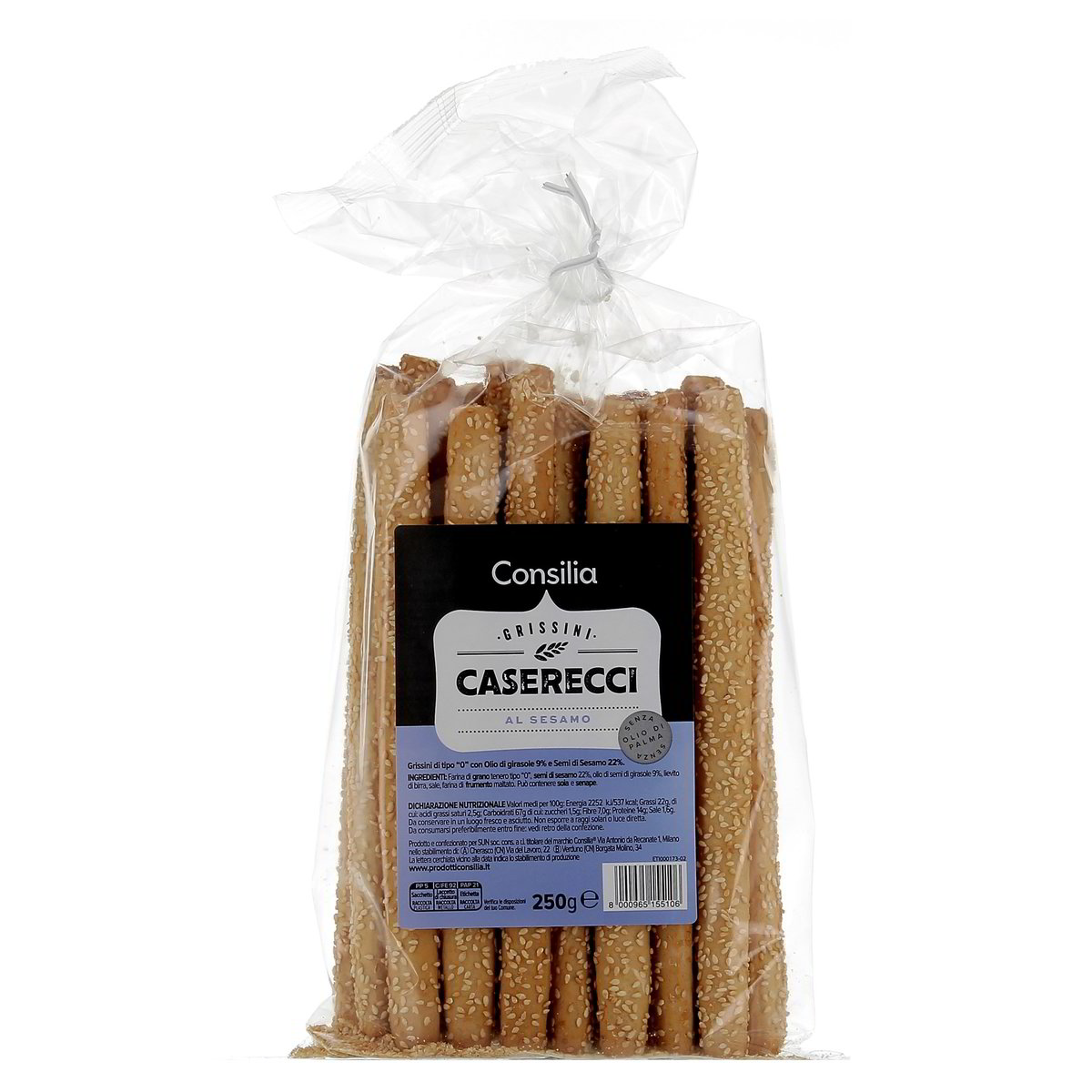 Consilia Caserecci Sesamo 250 g