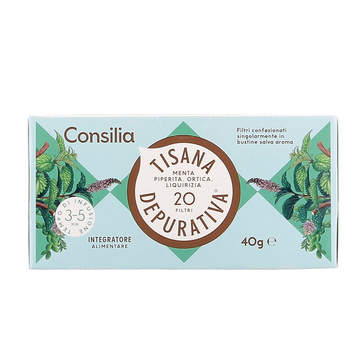 Consilia Tisana Depurativa Menta Piperita Ortica E Liquirizia 20 Filtri 40 g