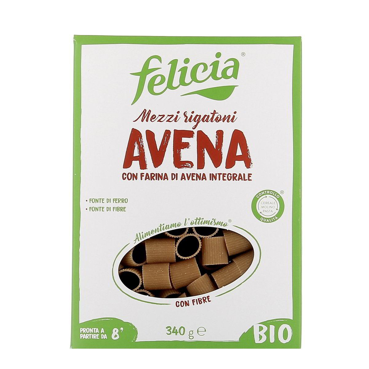 Felicia Mezzi Rigatoni Con Farina Di Avena Integrale Bio 340 g