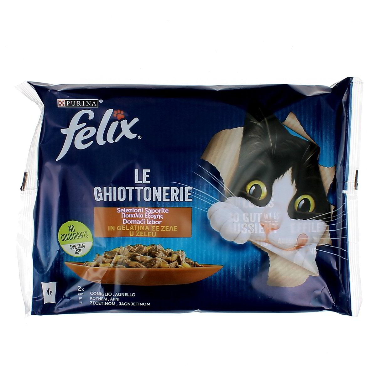 Felix Le Ghiottonerie Selezioni Saporite In Gelatina Coniglio E Agnello 4x85 g