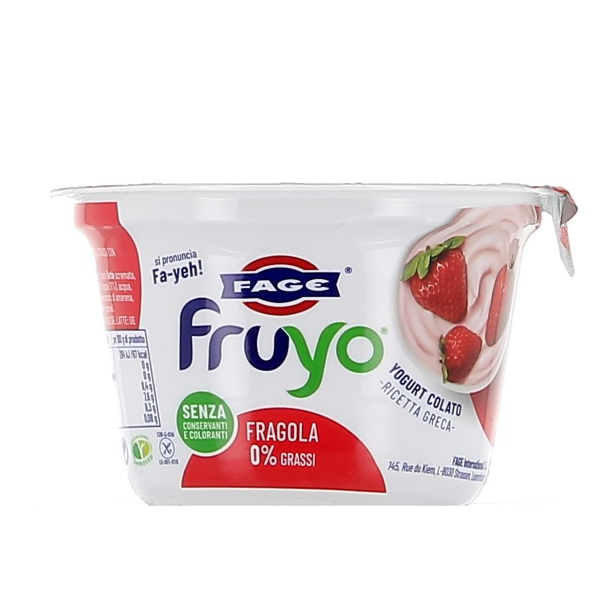 Fage Fruyo Fragola 0% Grassi 150 g