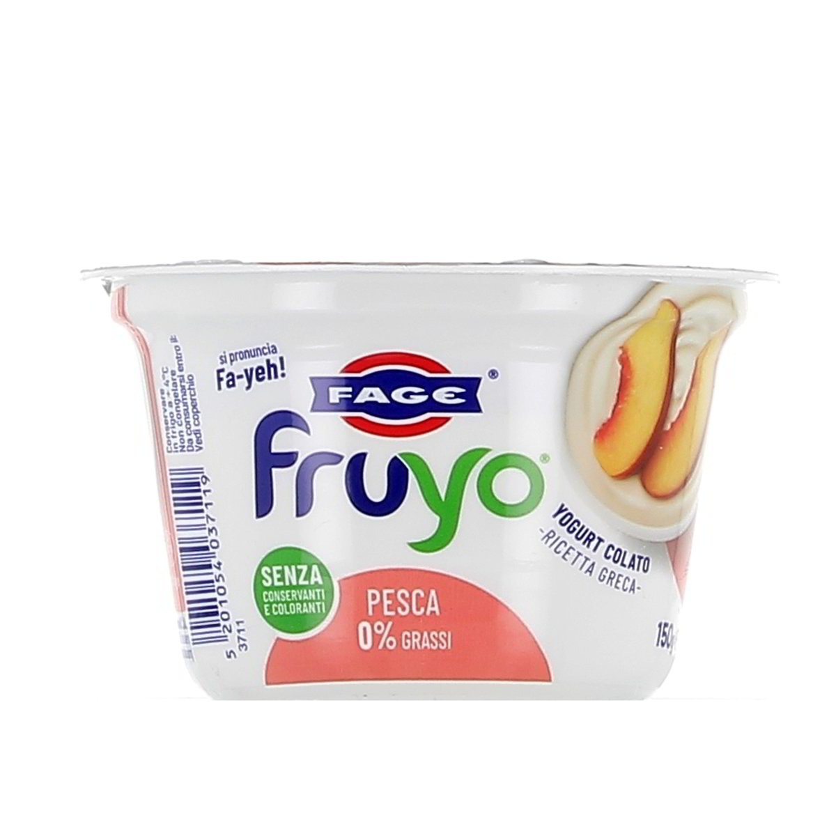 Fage Fruyo Pesca 0% Grassi 150 g