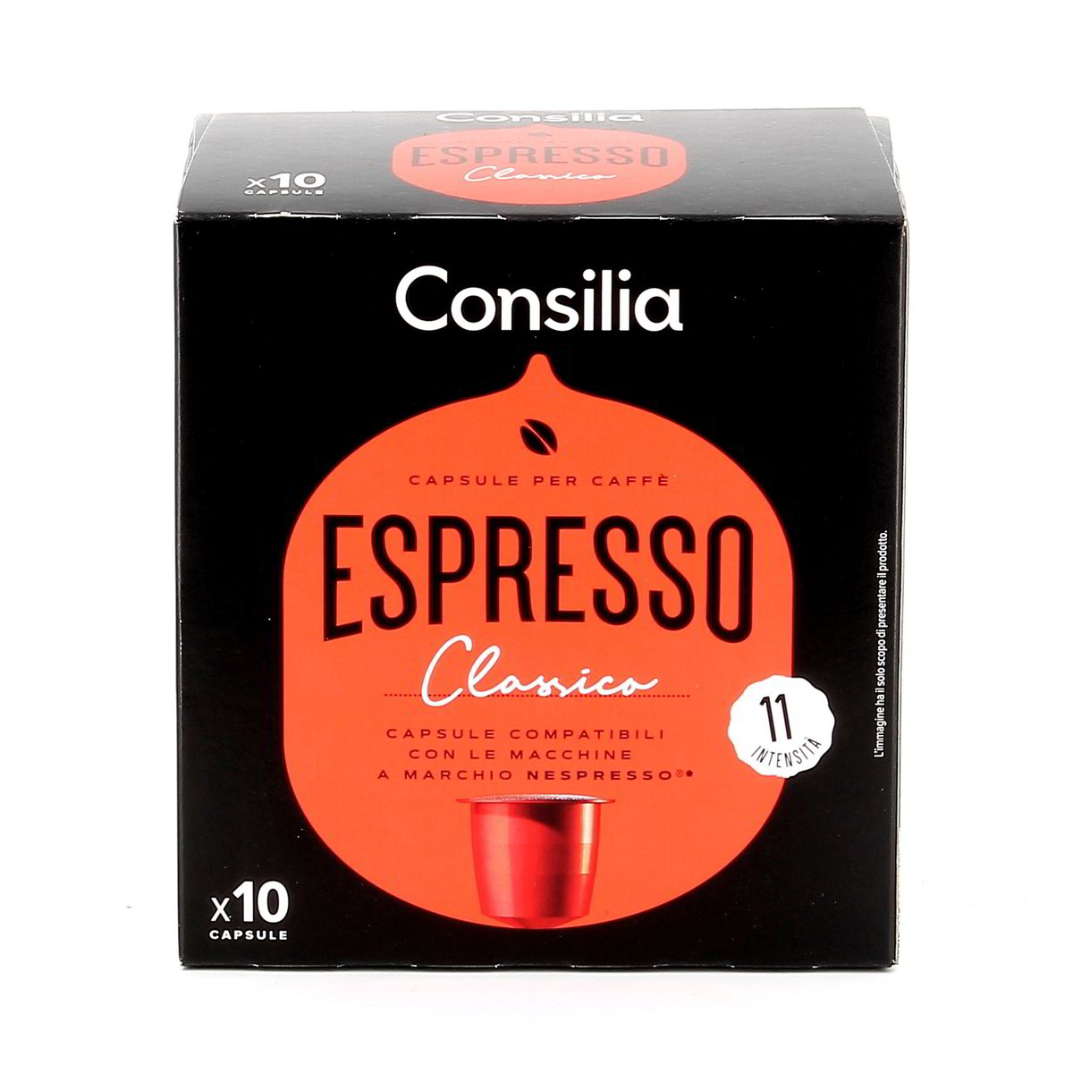 Consilia Capsule Per Caffè Espresso Classico 10 pezzi - 55 g totali