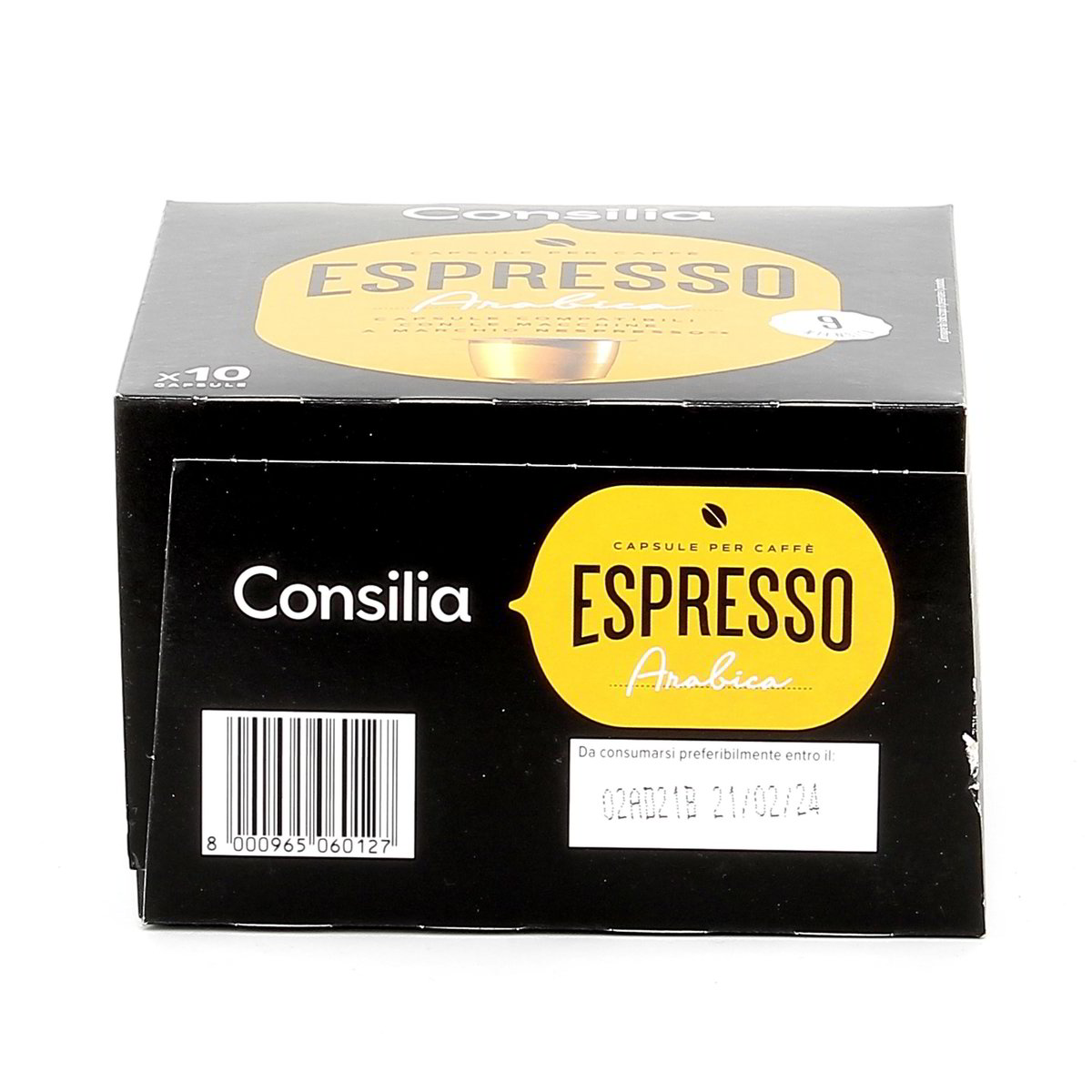 Consilia Capsule Per Caffè Espresso Arabica 10 pezzi - 55 g totali — immagine 3