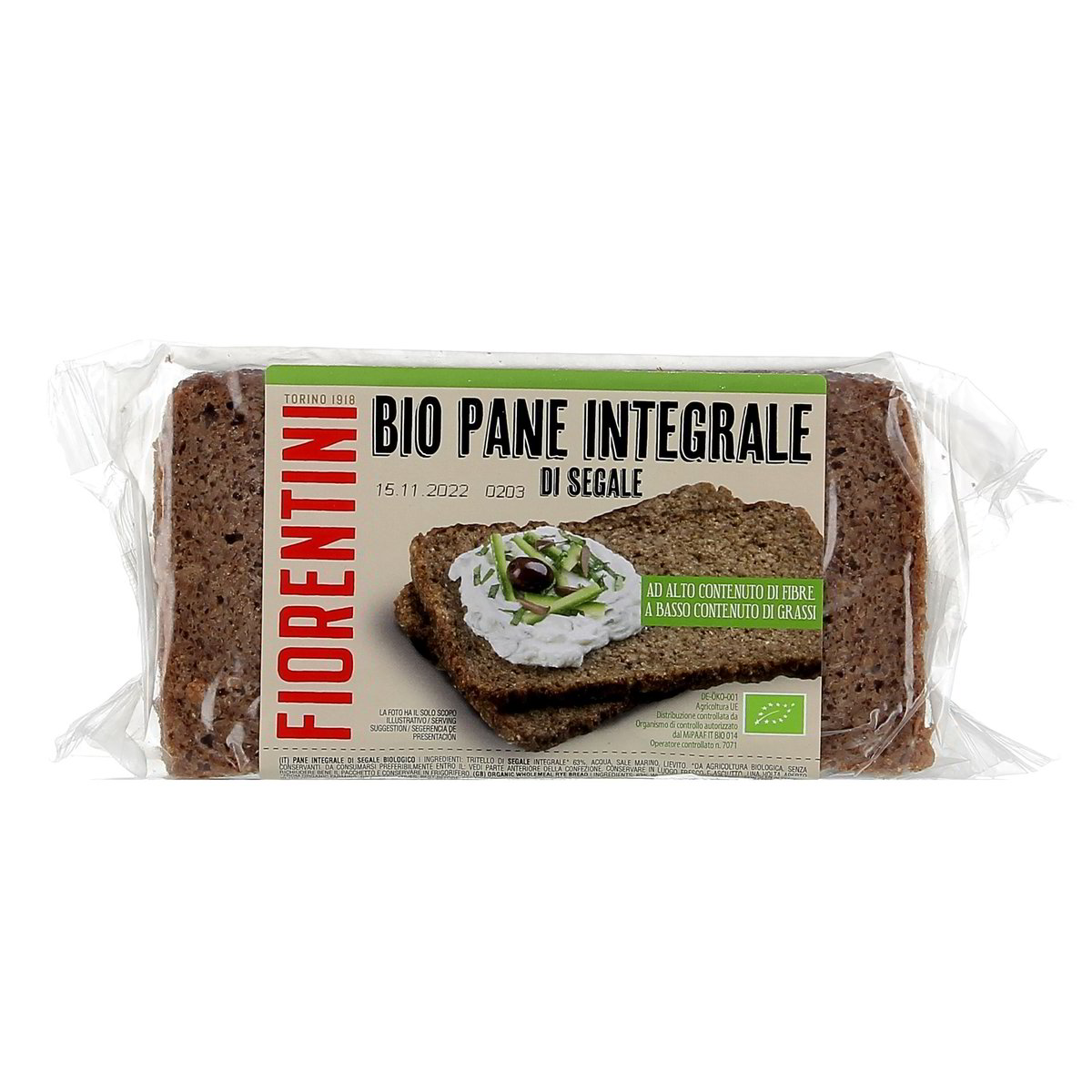 Fiorentini Pane Di Segale Integrale Bio 500 g