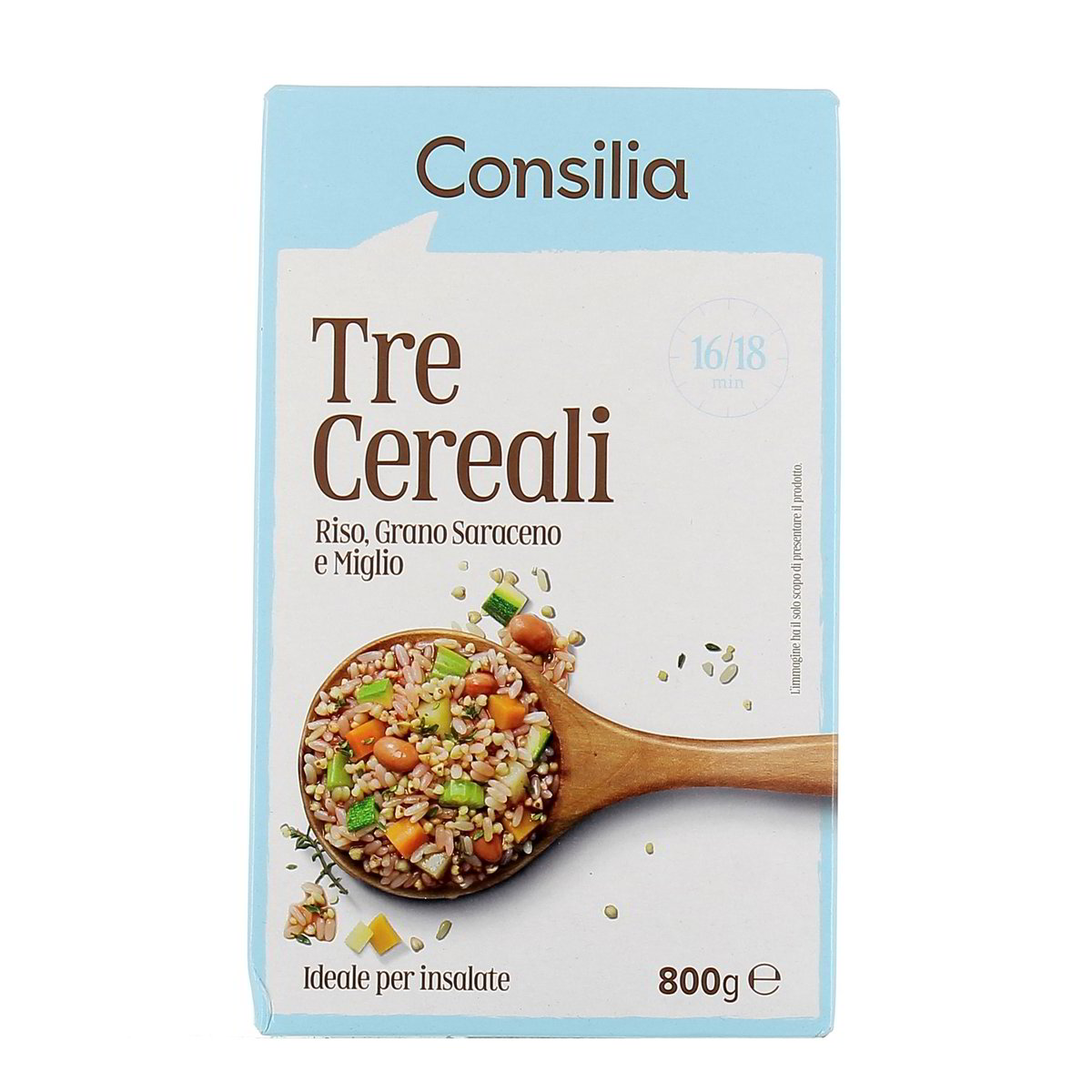 Consilia 3 Cereali Riso Grano Saraceno Miglio 800 g