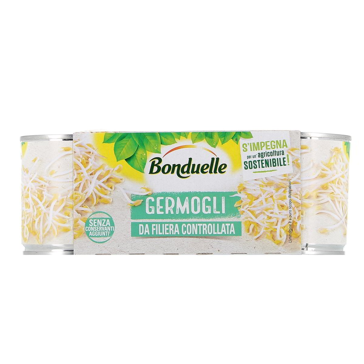 Bonduelle Germogli Di Soia 3x200 g - sgocciolato 3x90 g