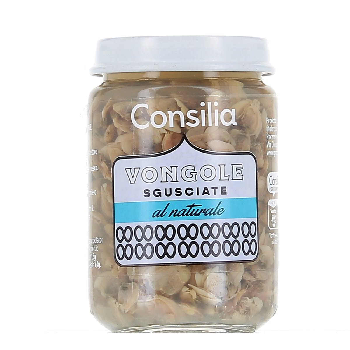 Consilia Vongole Al Naturale 130 g - sgocciolato 65 g