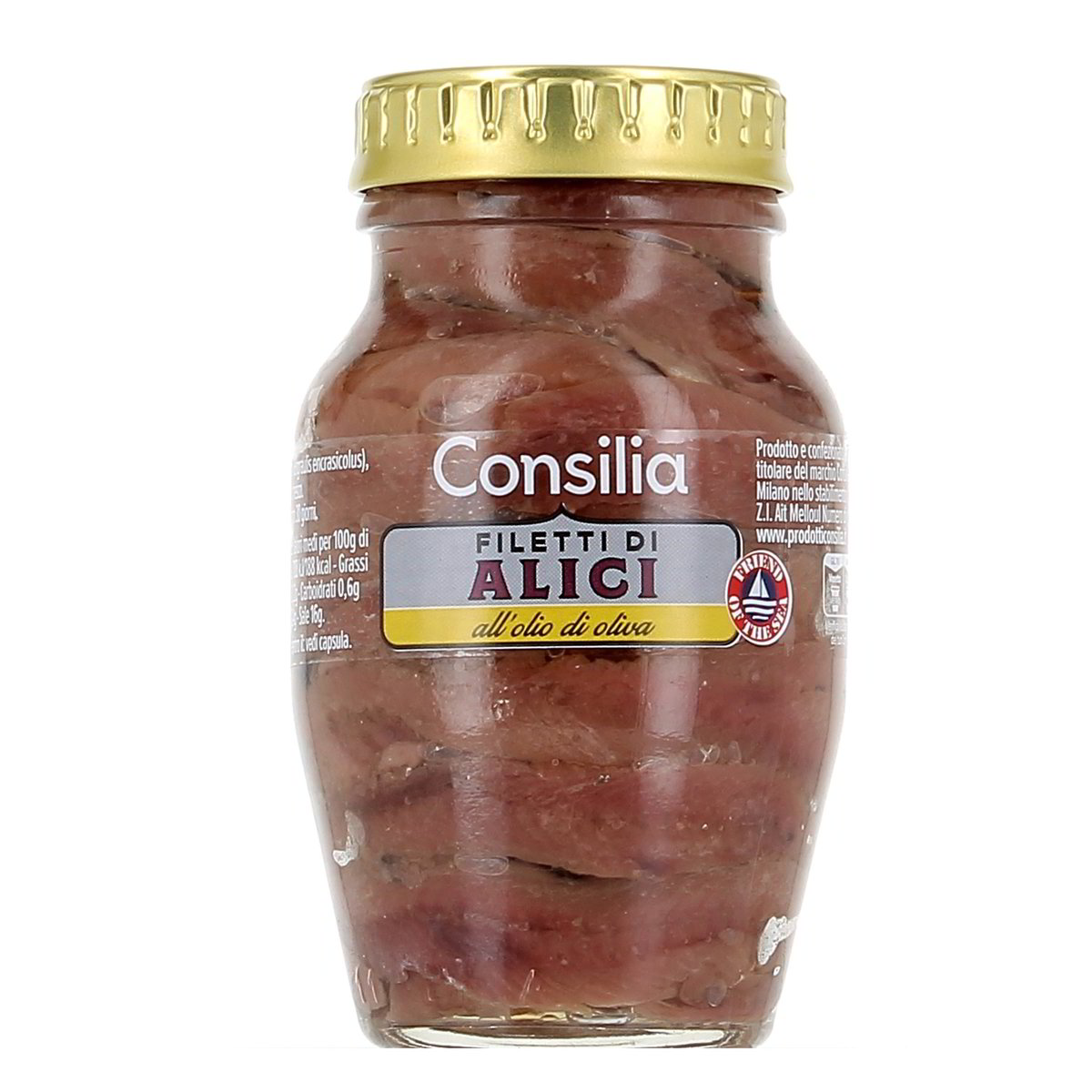 Consilia Filetti Di Alici All'olio Di Oliva 156 g - sgocciolato 86 g