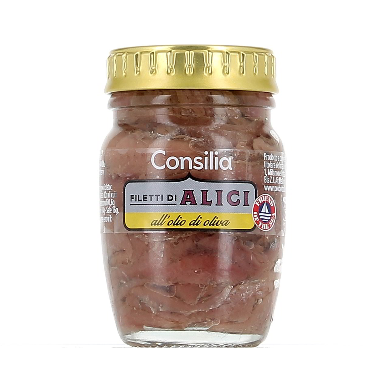 Consilia Filetti Di Alici All'olio Di Oliva 90 g - sgocciolato 50 g