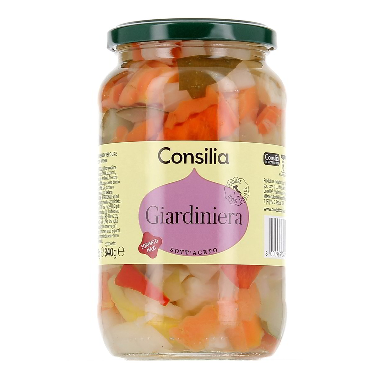 Consilia Giardiniera Sottaceto 565 g - sgocciolato 340 g