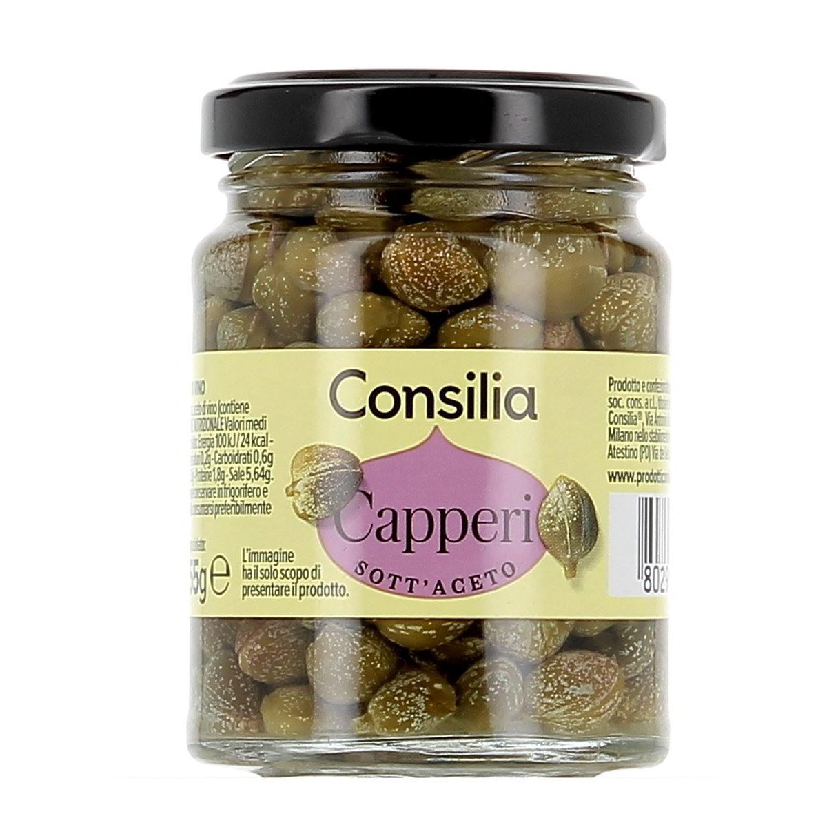 Consilia Capperi Sottaceto 100 g - sgocciolato 55 g