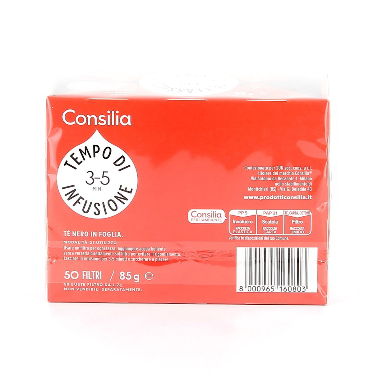 Consilia Tè Classico 50 Filtri 85 g — immagine 3