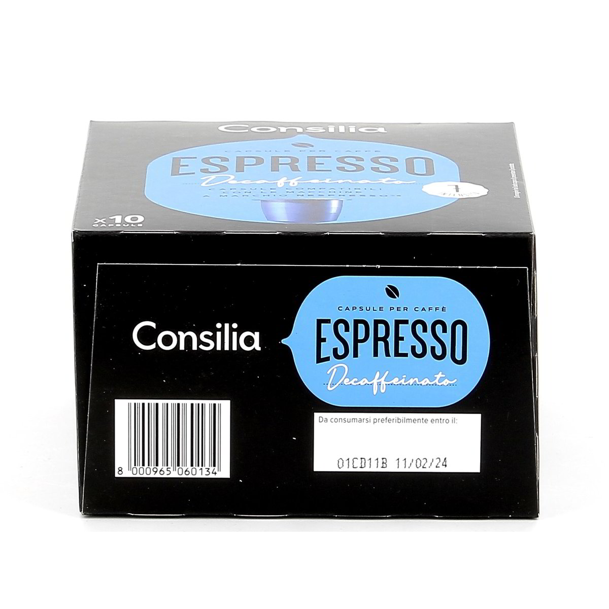 Consilia Capsule Per Caffè Espresso Decaffeinato 10 pezzi - 55 g totali — immagine 3
