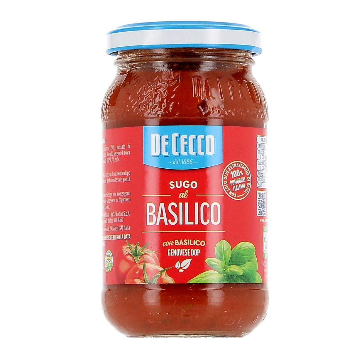 DE Cecco Sugo Con Basilico 200 g