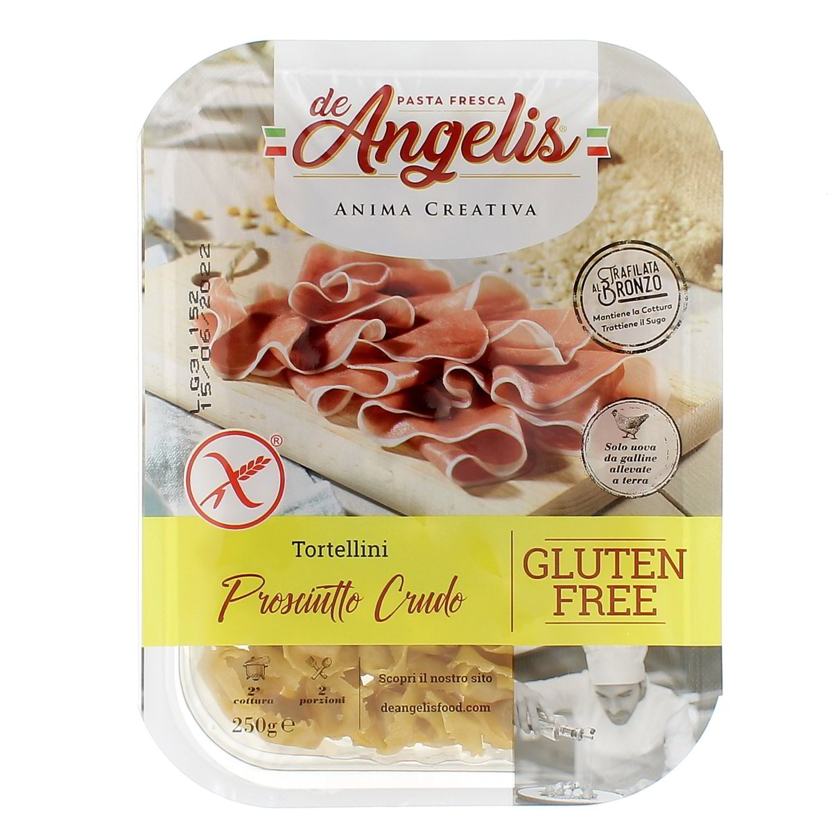 DE Angelis Tortellini Prosciutto Crudo 250 g