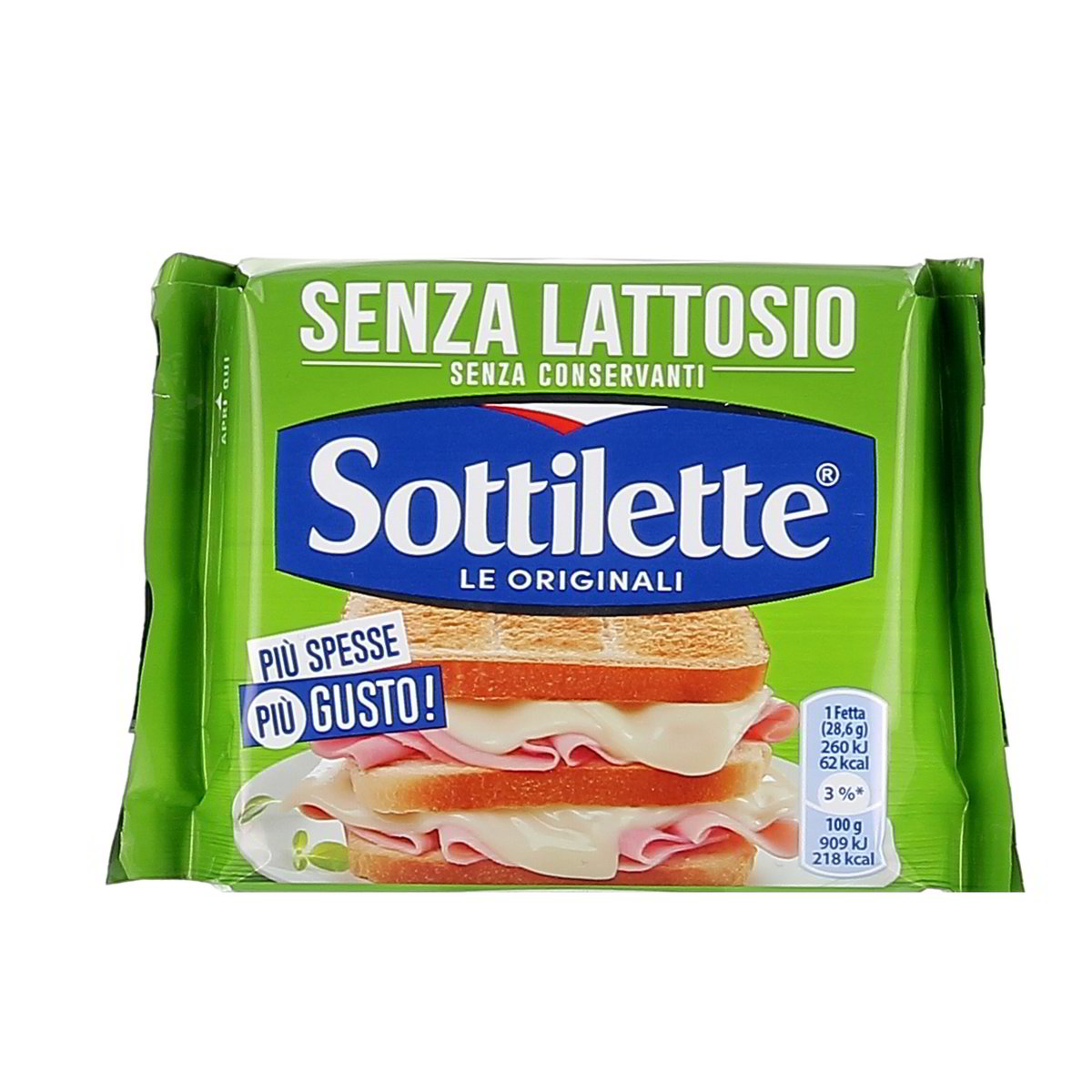 Sottilette Formaggio Fuso A Fette Senza Lattosio 200 g