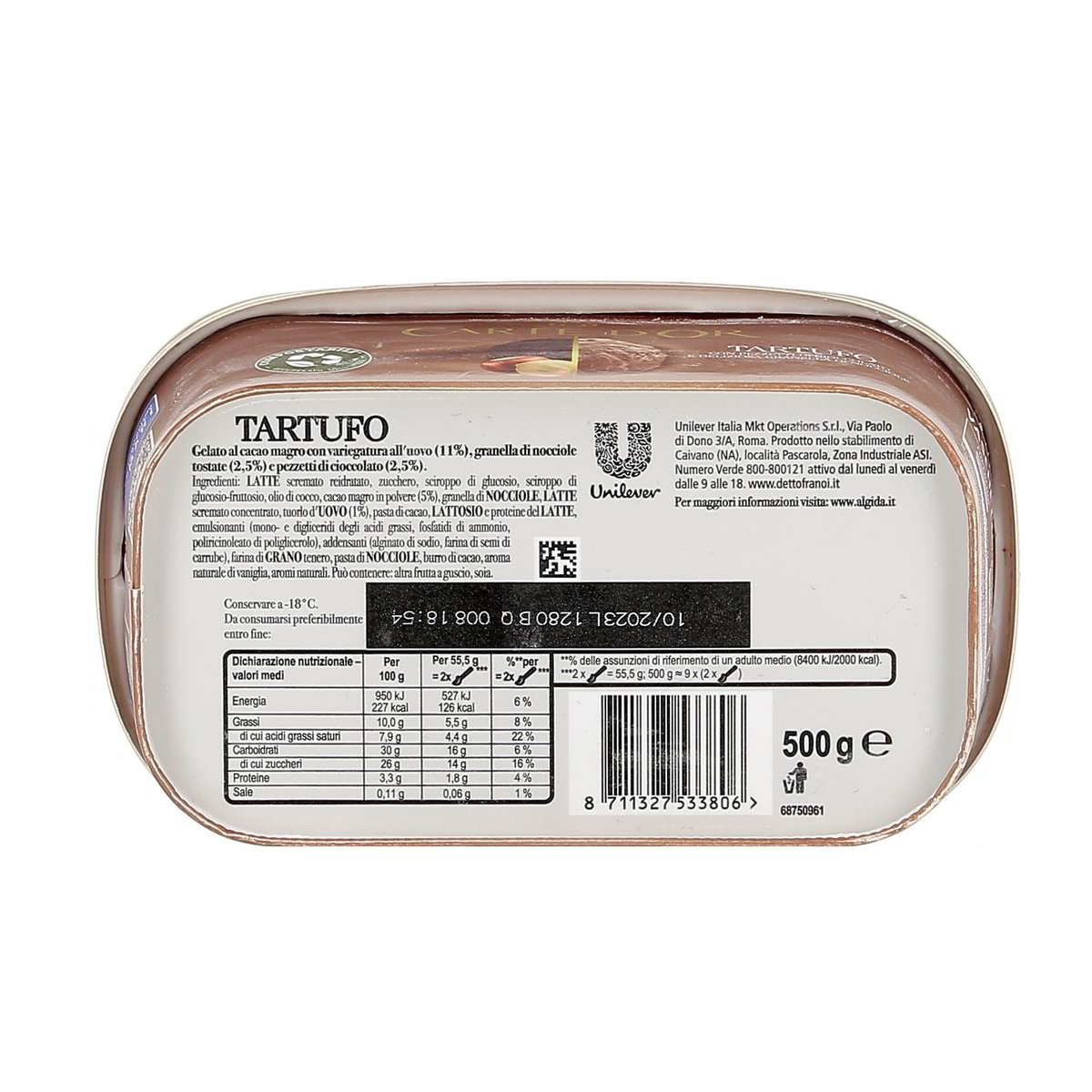 Algida Carte D'or Tartufo 500 g — immagine 3