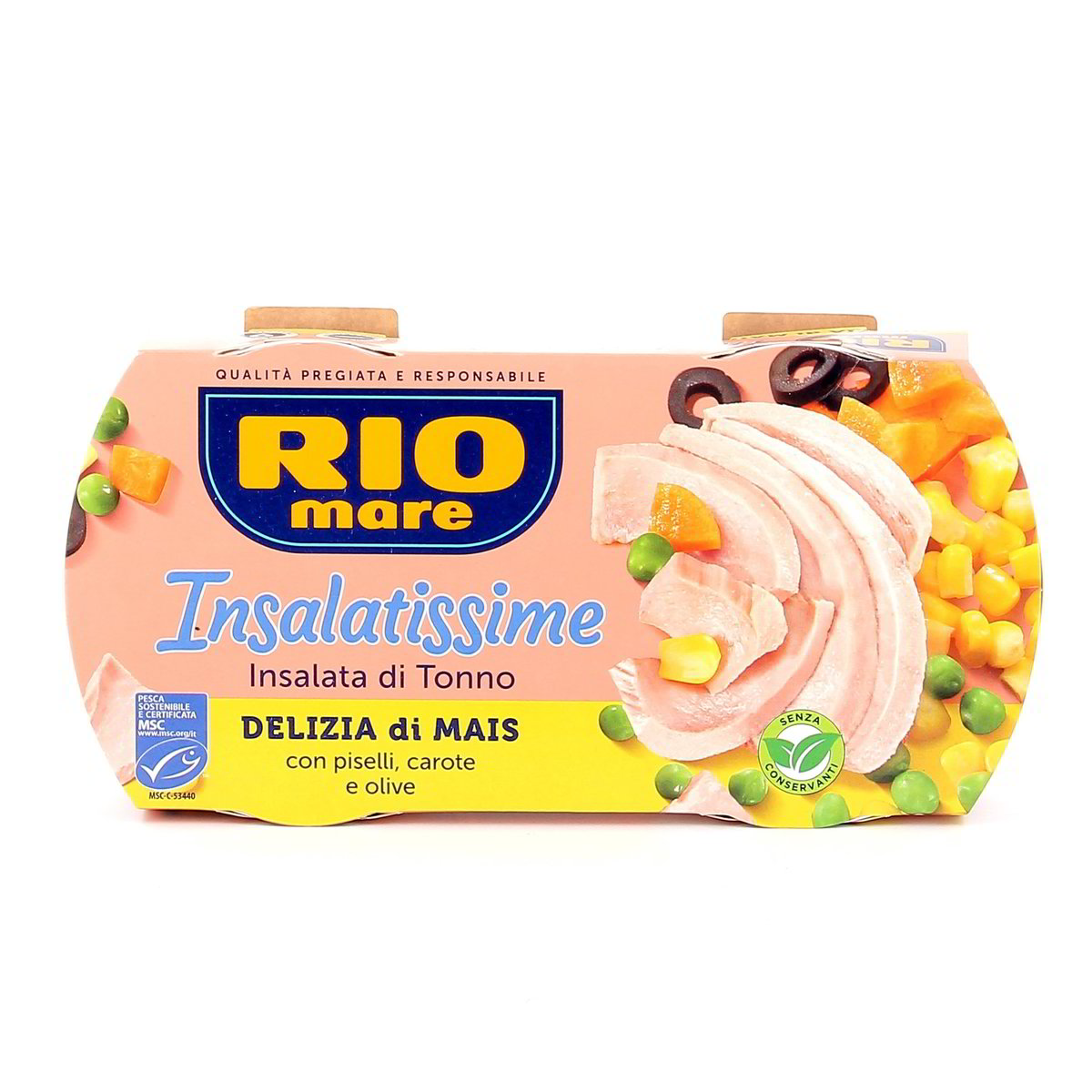 RIO Mare Insalatissime Tonno Delizia Di Mais Con Piselli Carote E Olive 2x160 g