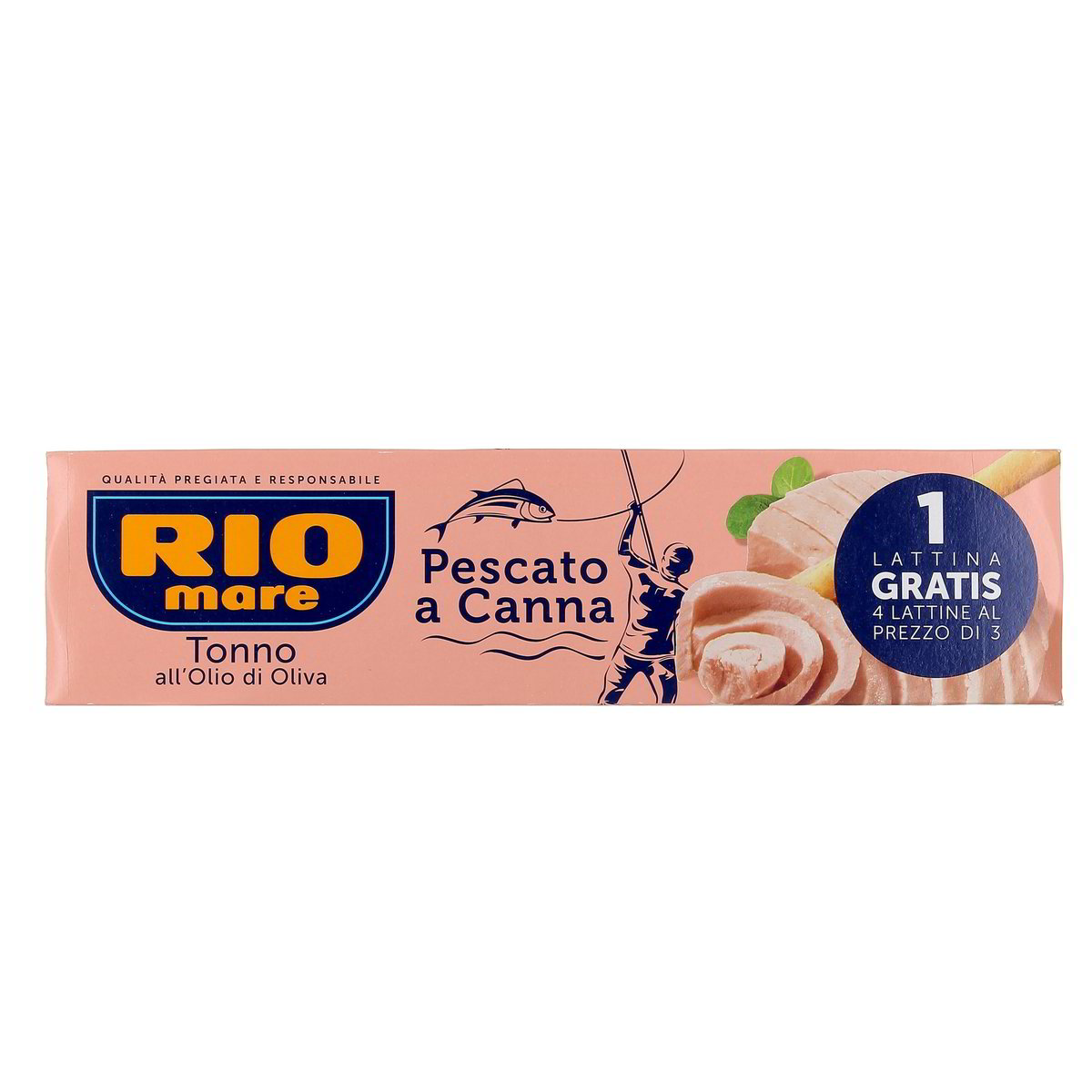 RIO Mare Tonno All'olio Di Oliva Pescato A Canna 4x80 - sgocciolato 4x52 g