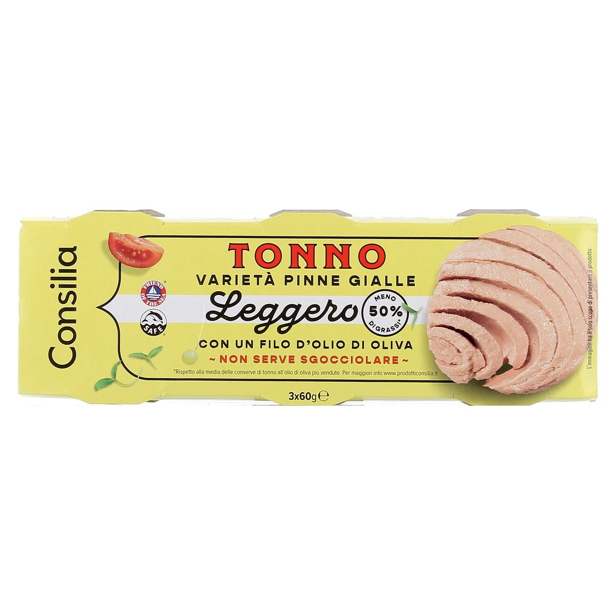 Consilia Tonno All'olio Di Oliva Leggero 3x60 g