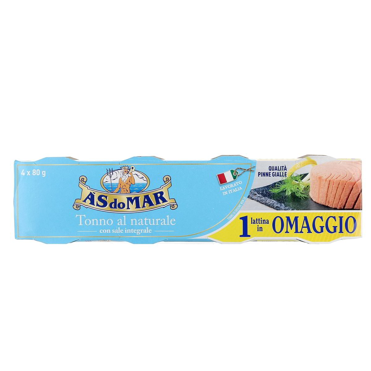 AS DO MAR Tonno Al Naturale 4x80 g sgocciolato 4x56 g