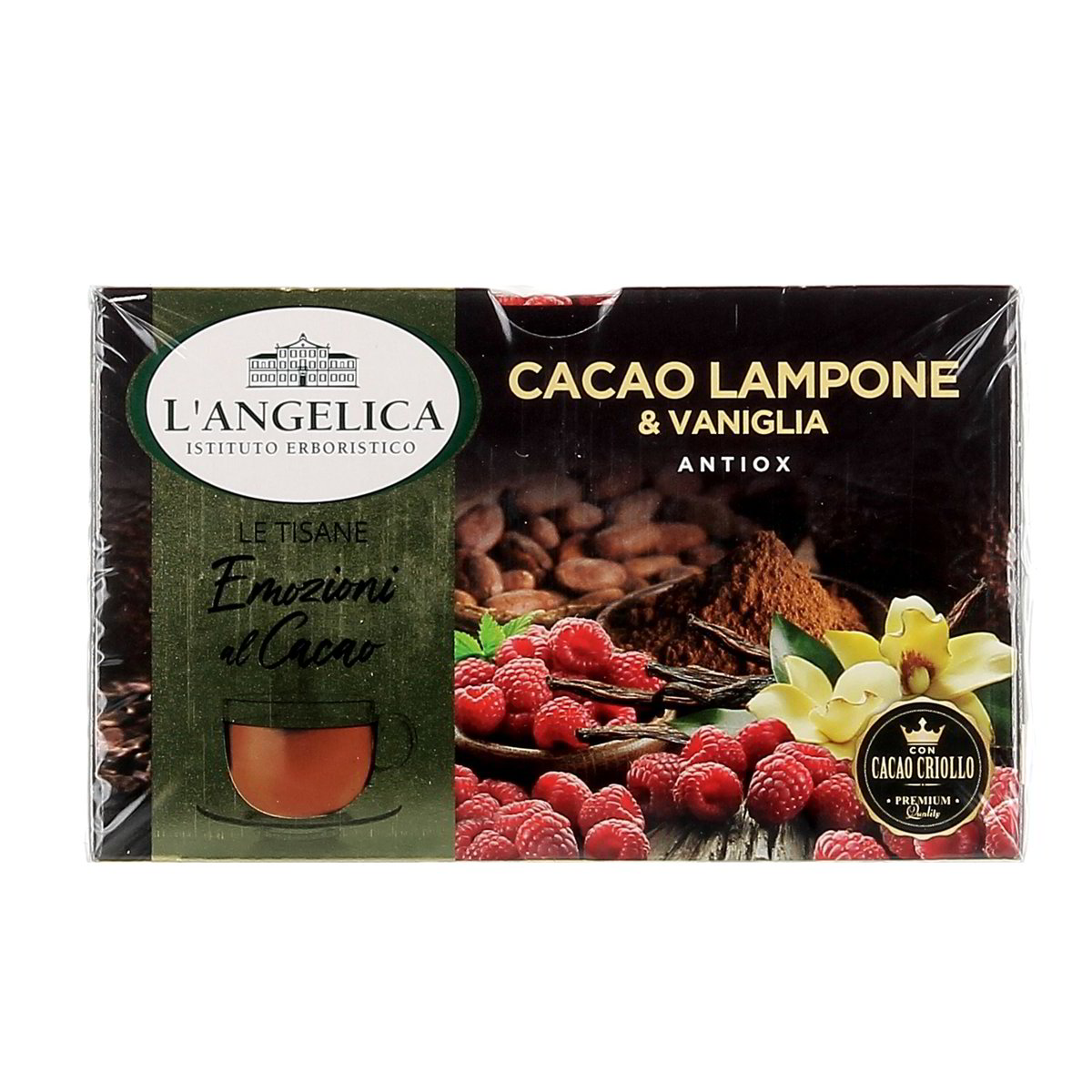L'Angelica Tisana Antiox Cacao Lampone & Vaniglia 15 Filtri 24,75 g