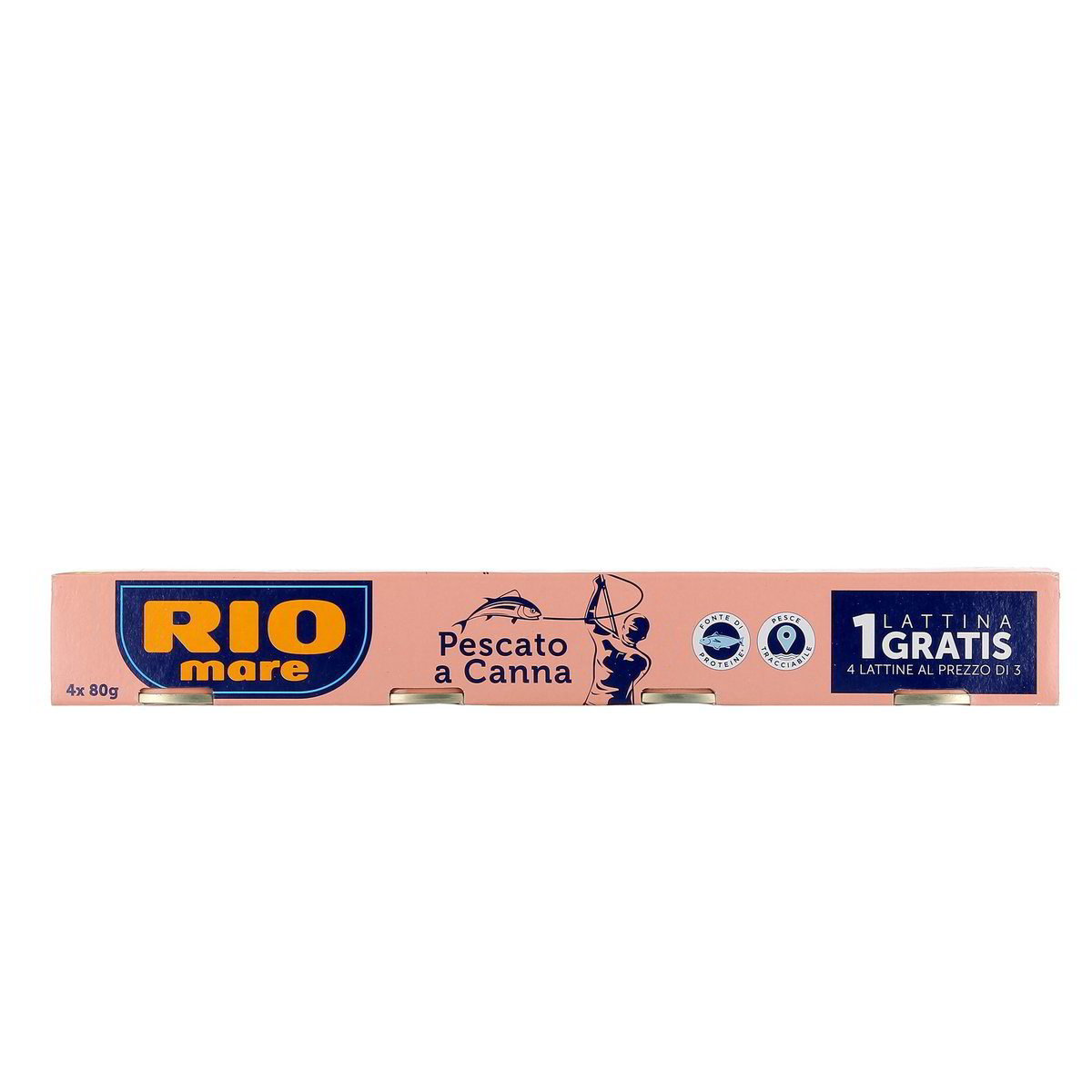 RIO Mare Tonno All'olio Di Oliva Pescato A Canna 4x80 - sgocciolato 4x52 g — immagine 3