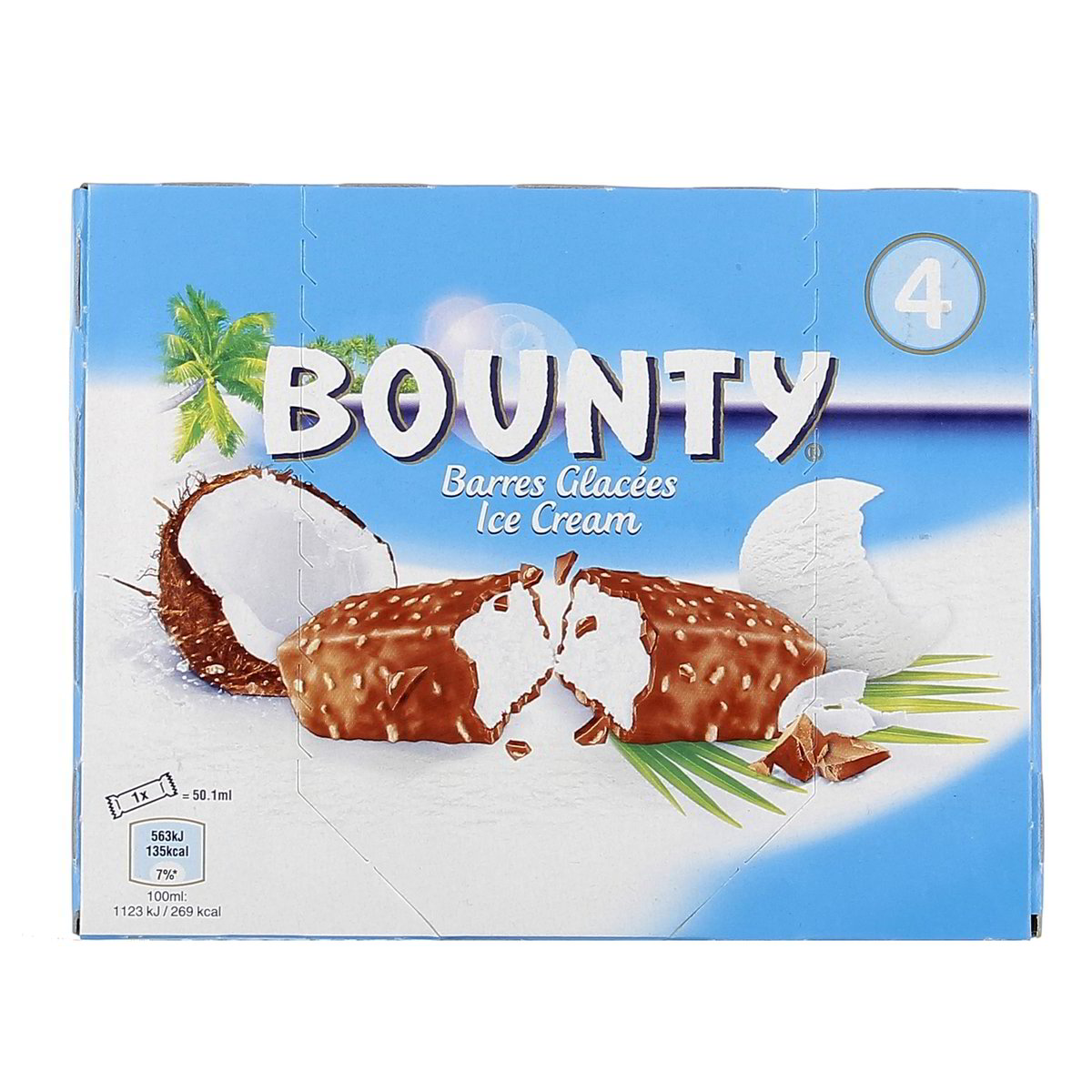 Bounty ICE CREAM x4 156,4 g