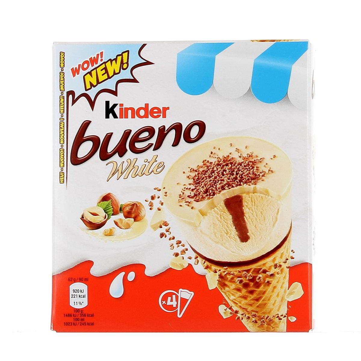 Kinder BUENO WHITE CONO GELATO x4 248 g